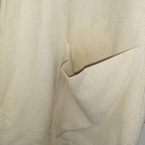 Nwt Joan Vass White Cream Winter White Coat Jacket - Picture 4 of 8